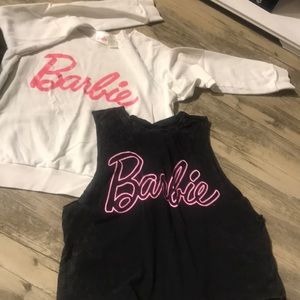 Barbie muscle tee and sweater 🎀